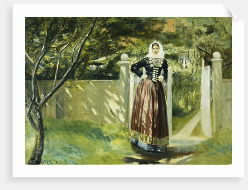 At the Garden Gate, 1902 by Michael Peter Ancher