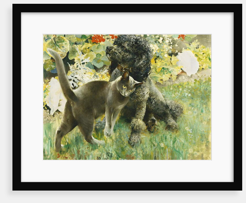 Rapp and Johan, 1886 by Bruno Andreas Liljefors