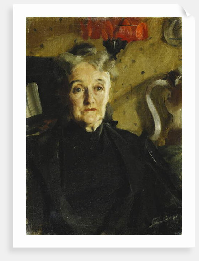 Portrait of Mrs Hallowell by Anders Leonard Zorn