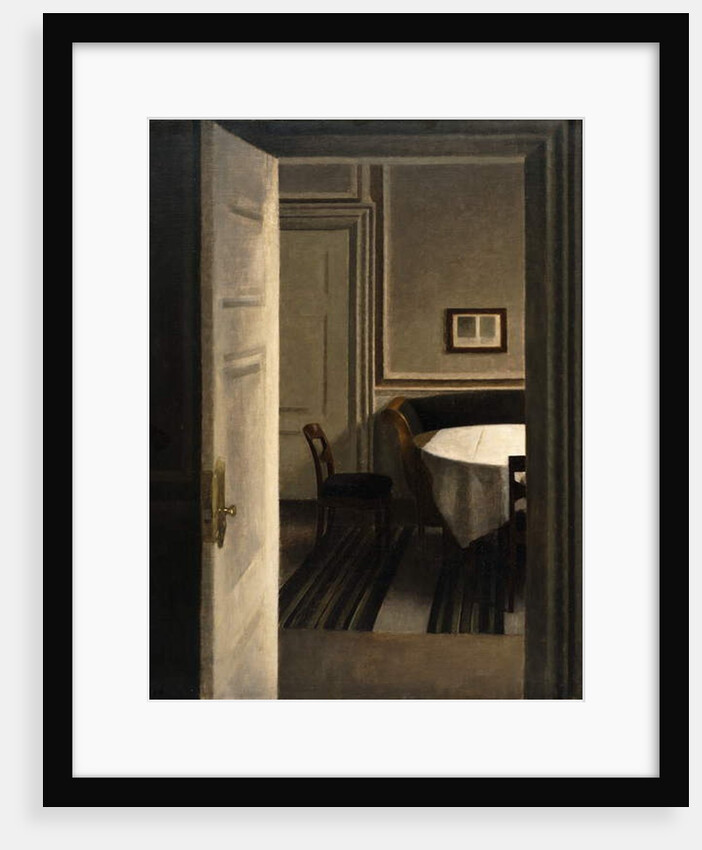 Interior, Strandgade 30, 1904 by Vilhelm Hammershoi
