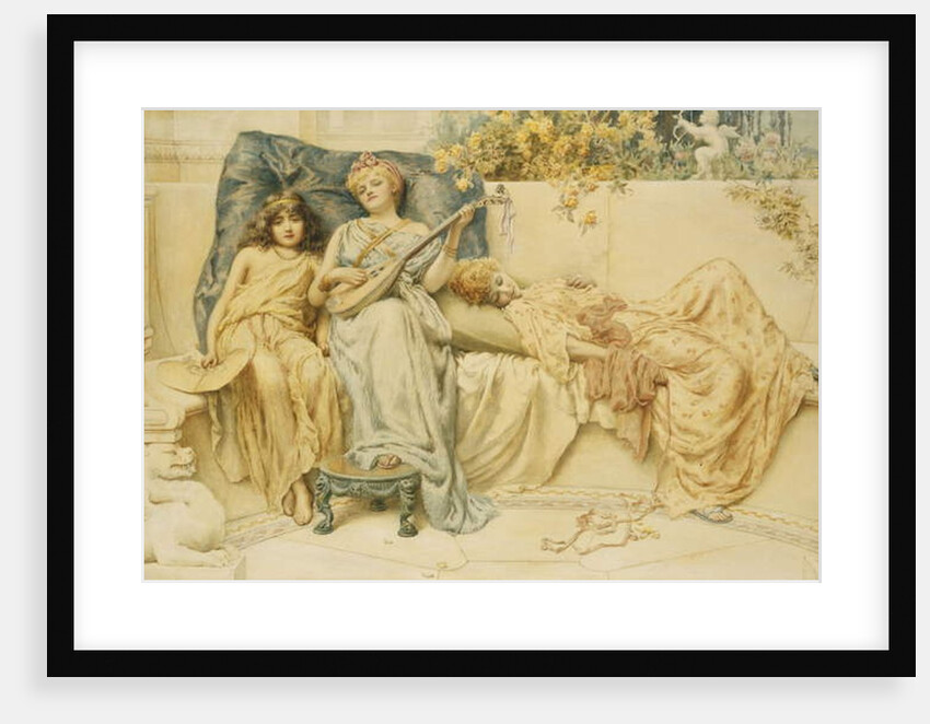 A Lullaby, 1894 by N. Prescott-Davies