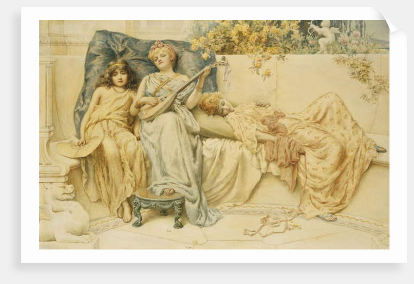 A Lullaby, 1894 by N. Prescott-Davies