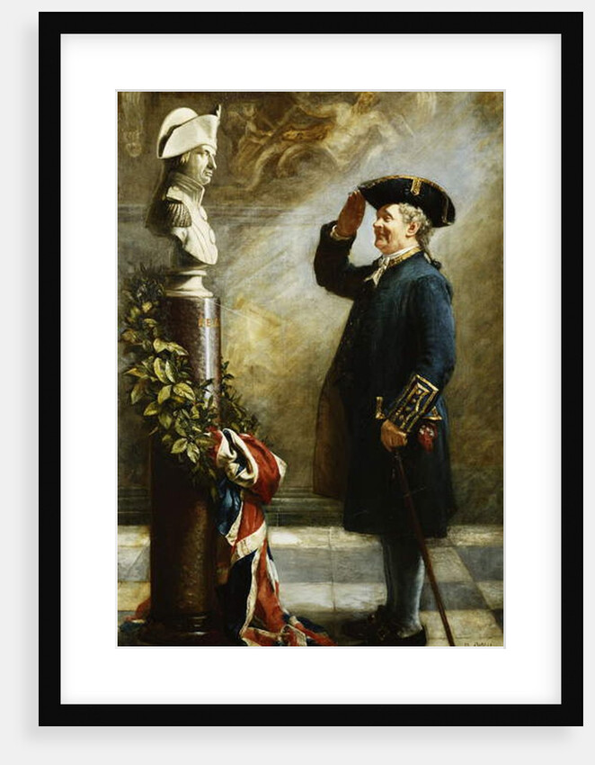 Saluting the Admiral by Albert William Holden