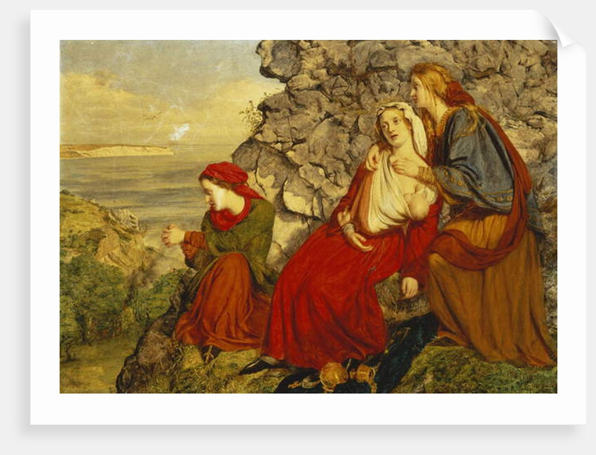 An Incursion of the Danes: Saxon Women Watching the Conflict by William Gale