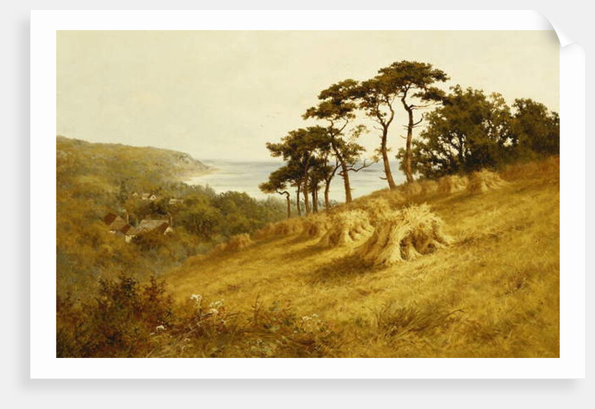 Harvest Time, Fairlight, Sussex by Henry Parker