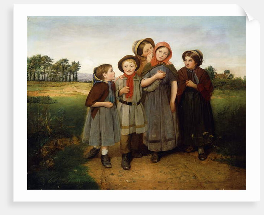 The Secret, 1855 by William Frederick Witherington