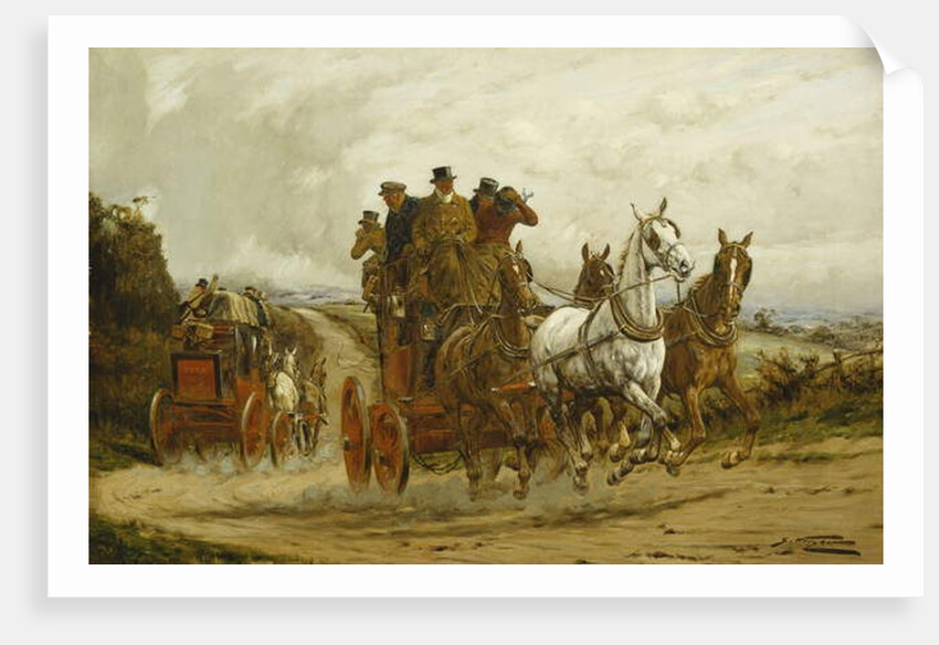 The London to York Stagecoaches by George Wright