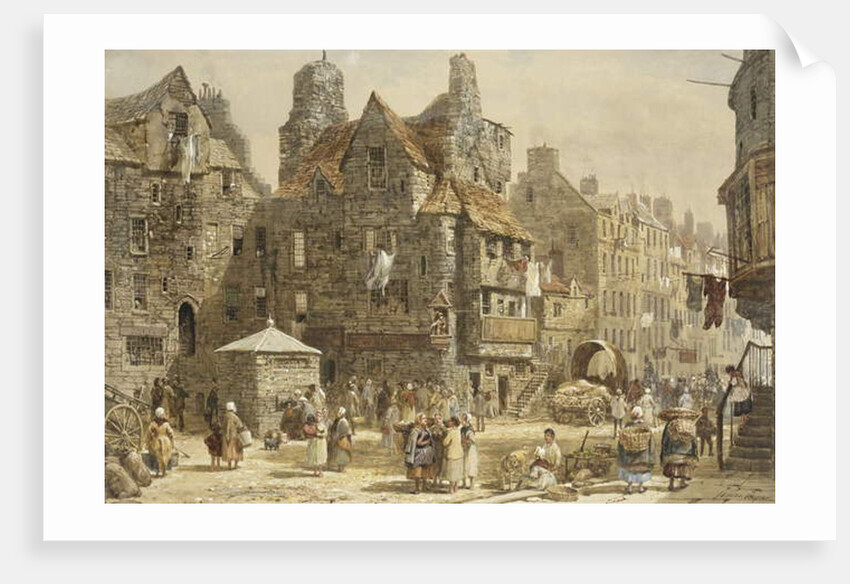 John Knox's House, Edinburgh by Louise Ingram Rayner