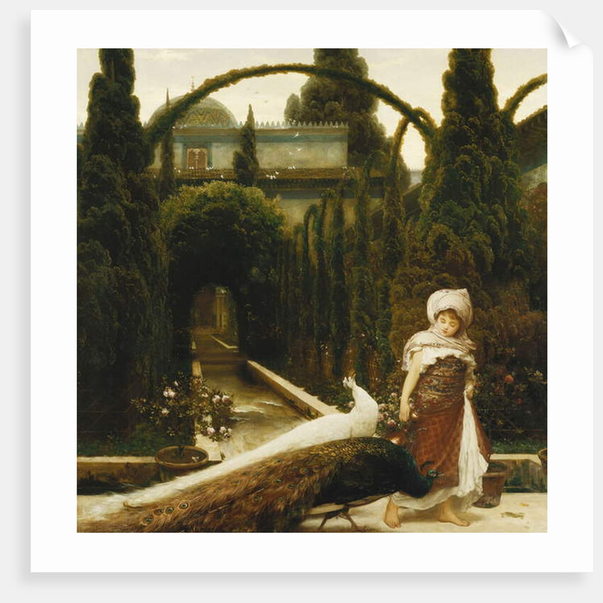 The Moorish Garden; a Dream of Granada, 1874 by Frederic Leighton