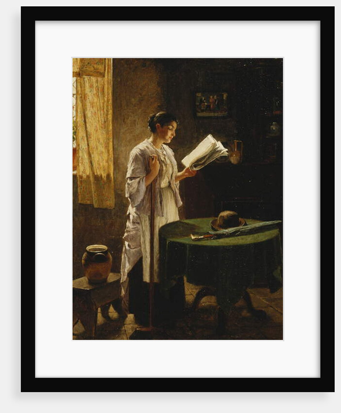 The Morning Paper, 1869 by Haynes King