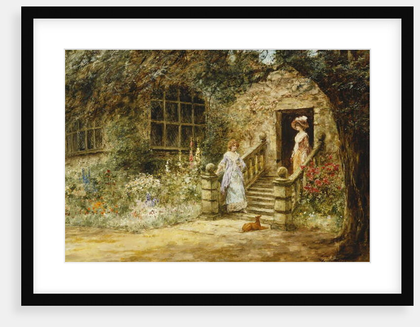 Elegant Conversation by Henry John Yeend King
