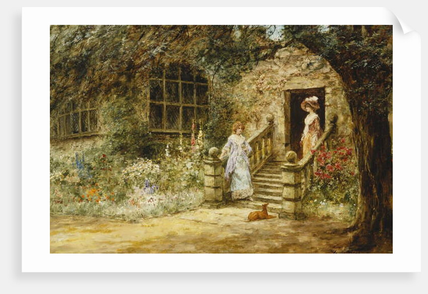 Elegant Conversation by Henry John Yeend King