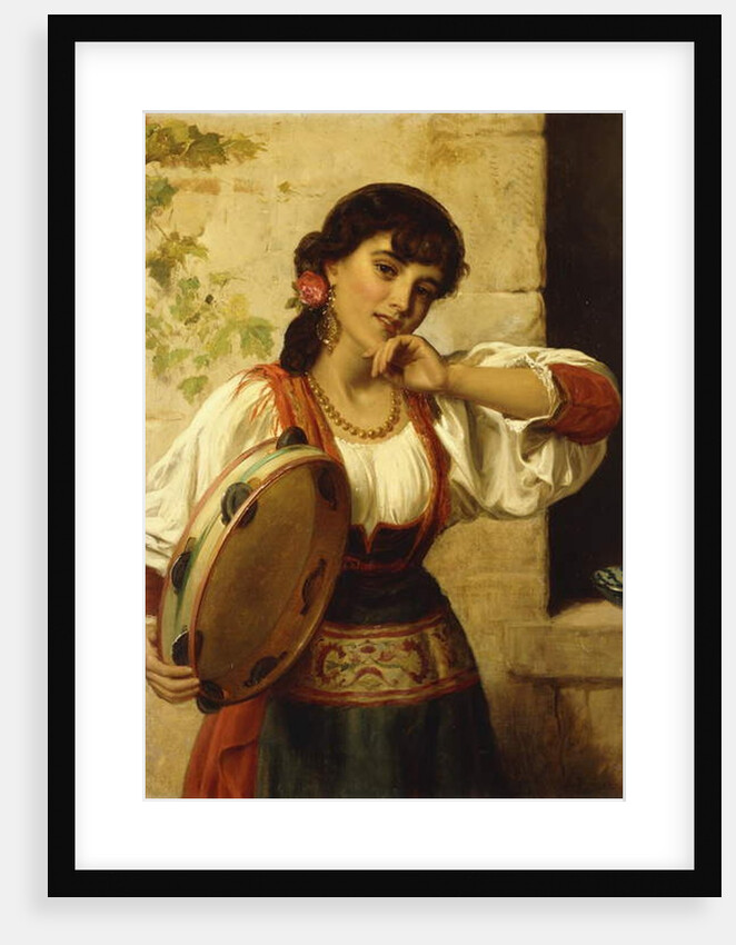 A Neopolitan Dancer by John-Bagnold Burgess