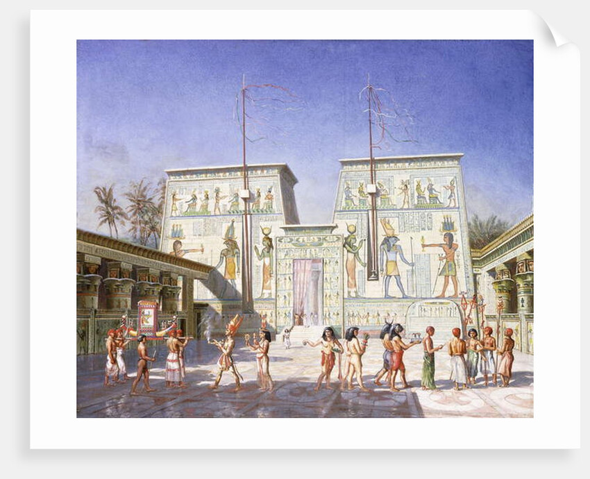 The Temple at Philae by Henry Hardinge Cunynghame