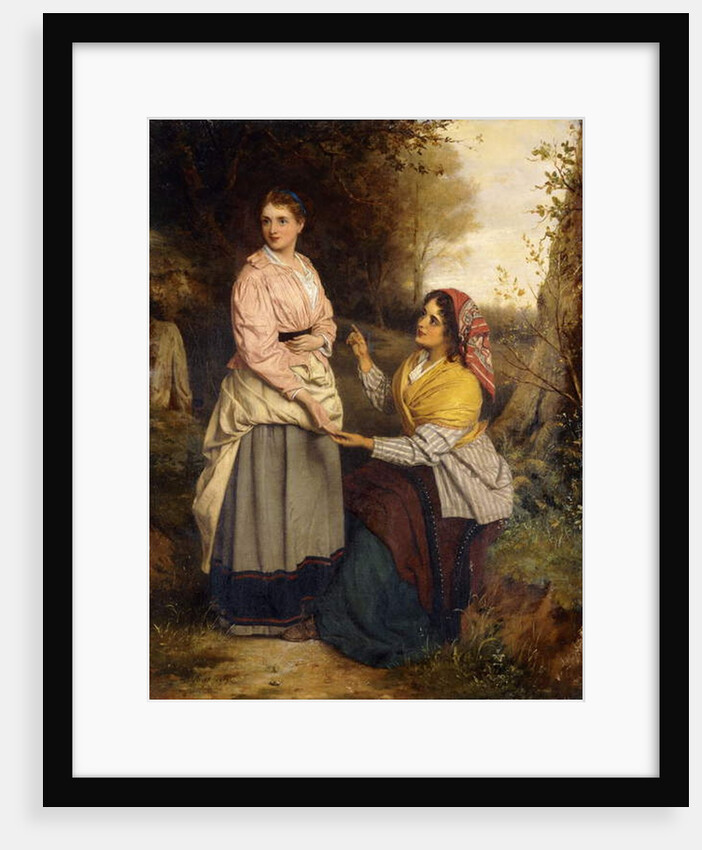 The Gypsy's Prophecy, 1877 by William Oliver