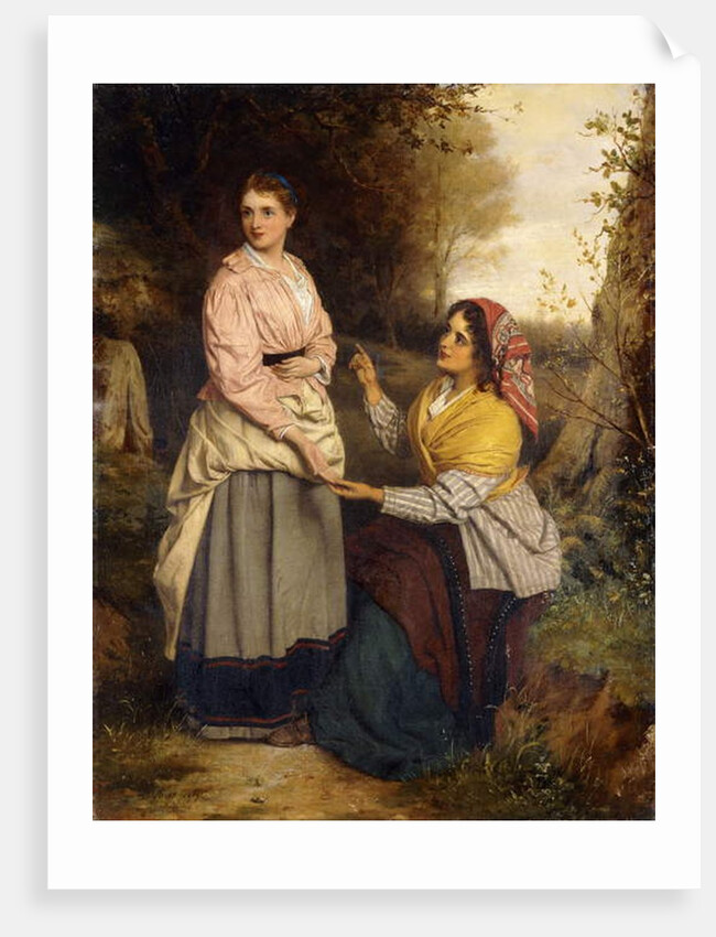 The Gypsy's Prophecy, 1877 by William Oliver