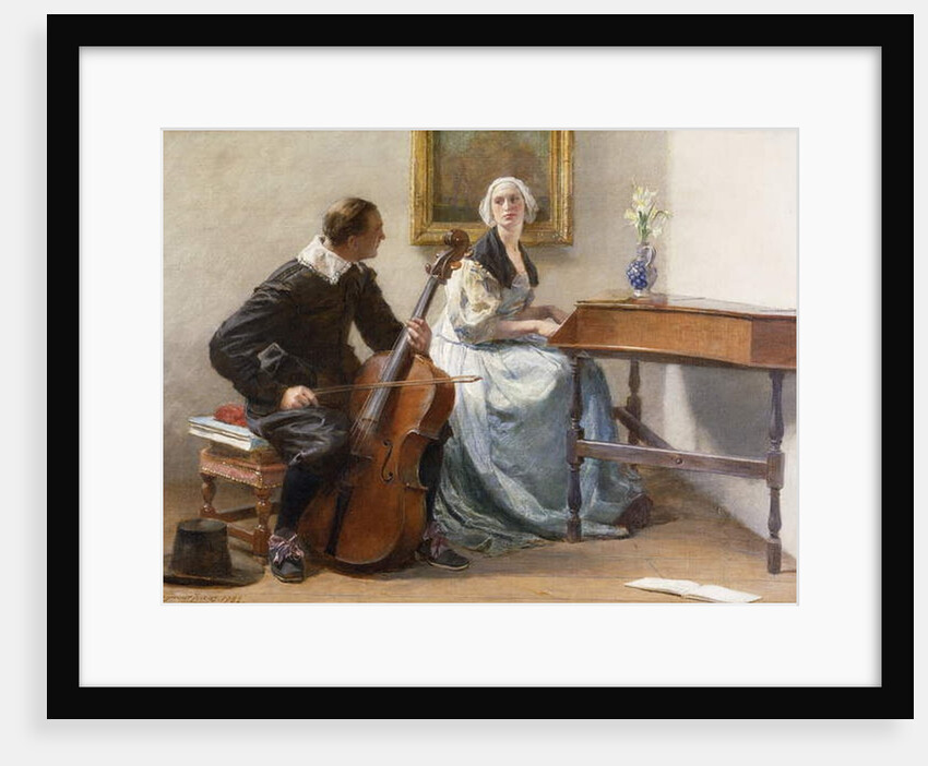 An Unexpected Question, 1922 by John Seymour Lucas