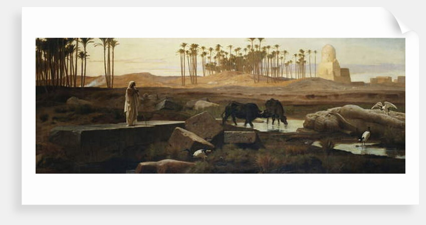 Memphis, by the Nile, 1882 by Frederick Goodall