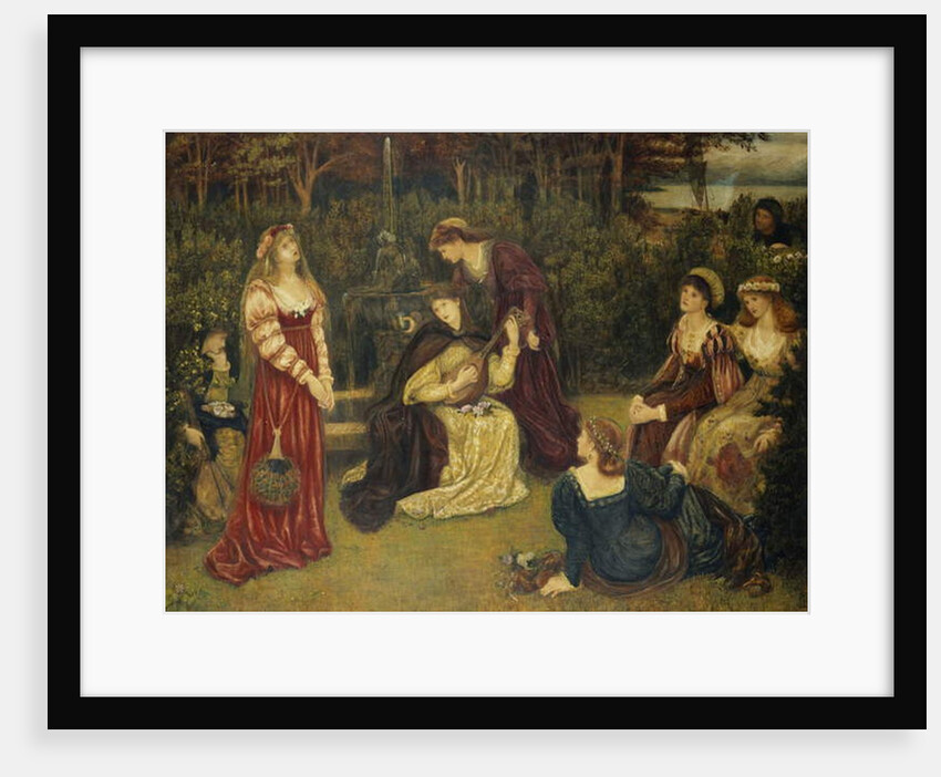 Fiammetta Singing, 1879 by Marie Spartali Stillman