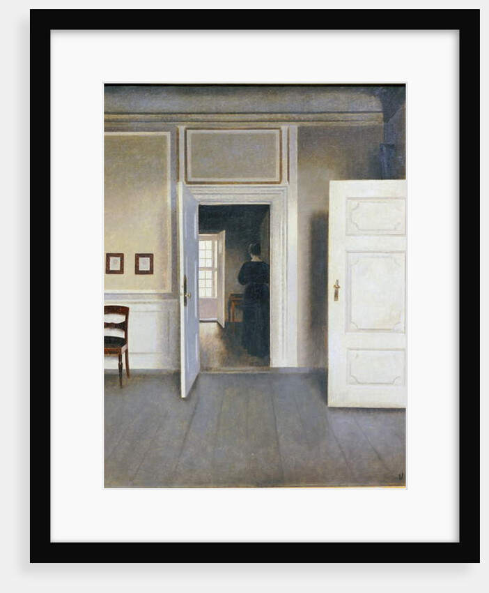 Woman in an Interior, Strandgrade 30, 1901 by Vilhelm Hammershoi