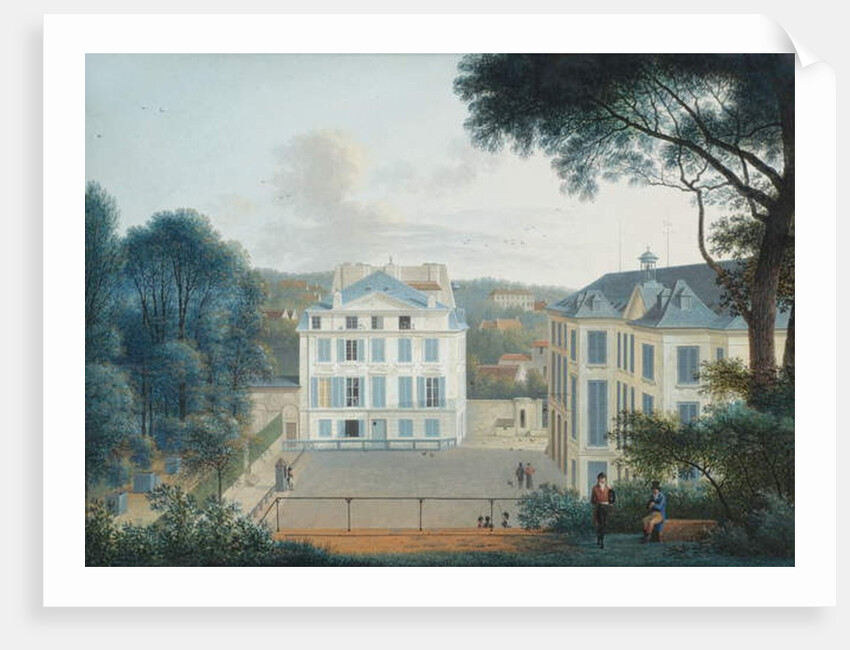 Maison de Buffon in the Jardin des Plantes, Paris by Joseph August Knip