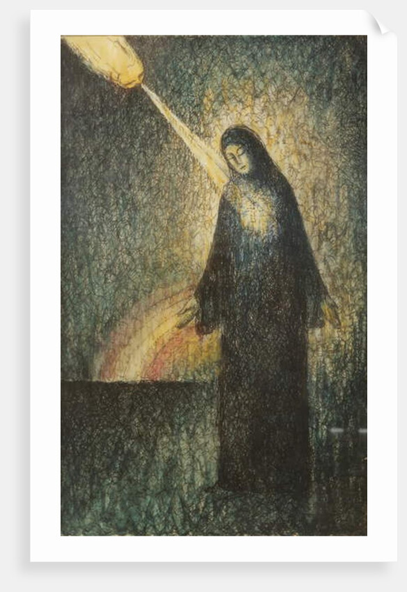 A Woman Lit by a Rainbow by Felix Elie Tobeen