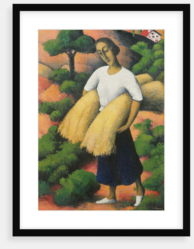 Peasant Harvest by Felix Elie Tobeen