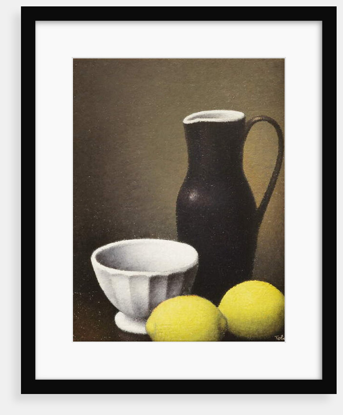 Bowl and Lemons, c.1930 by Felix Elie Tobeen