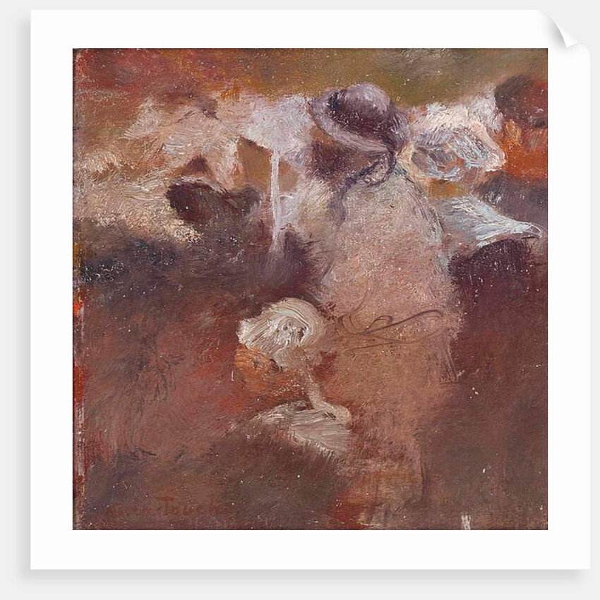 Sketch of figures in Brittany by Gaston de La Touche