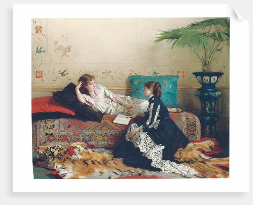 Idle Moments by Gustave Leonard de Jonghe