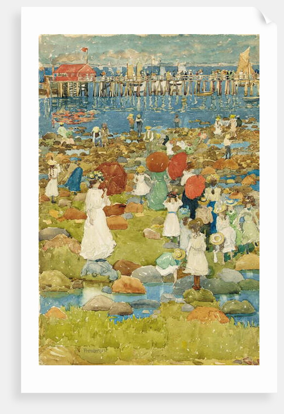 Stony Beach by Maurice Brazil Prendergast