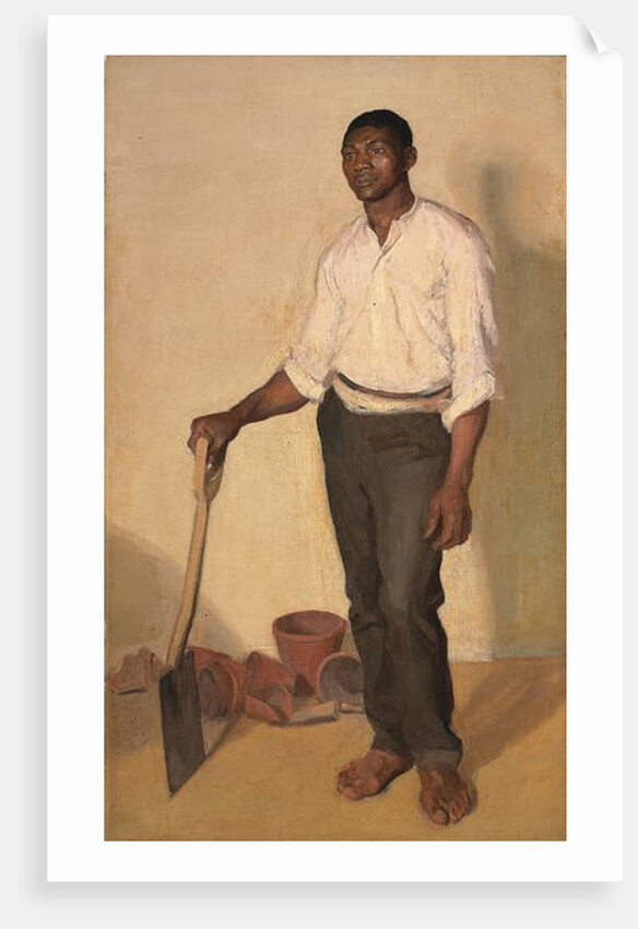 Portrait of Negro Gardener, c.1905 by Harold Gilman