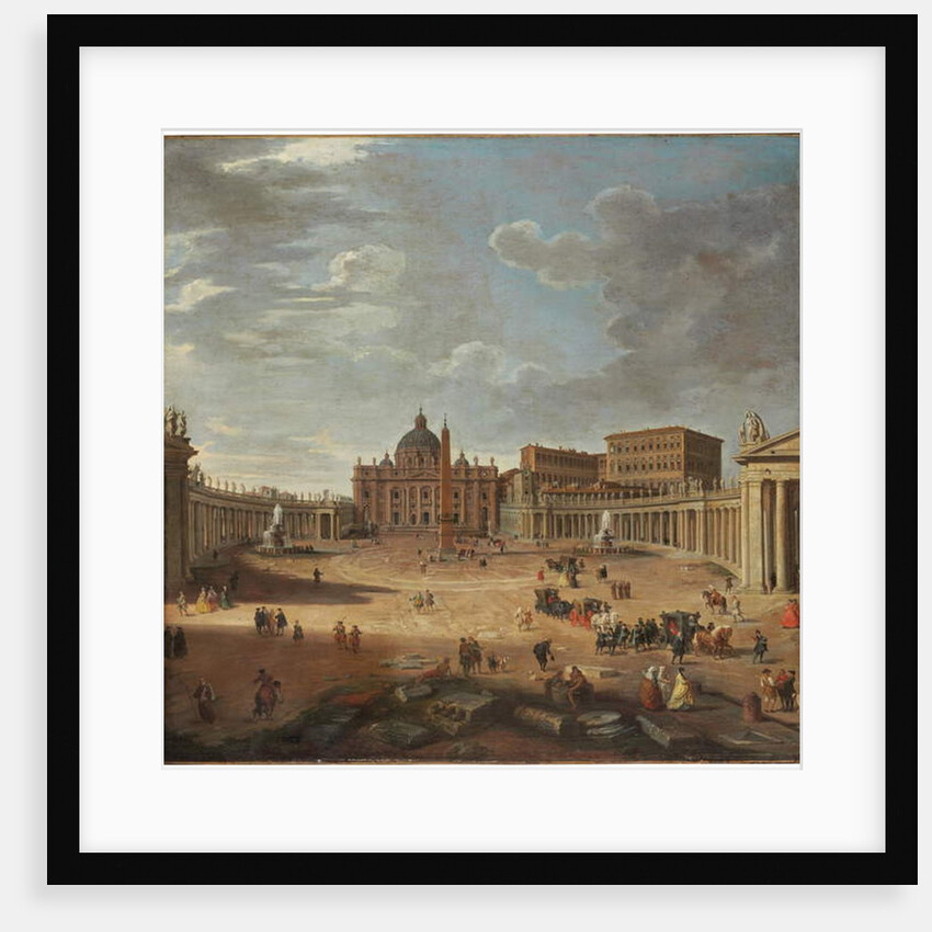 View of St. Peter's Square, Rome by Giovanni Paolo Pannini or Panini