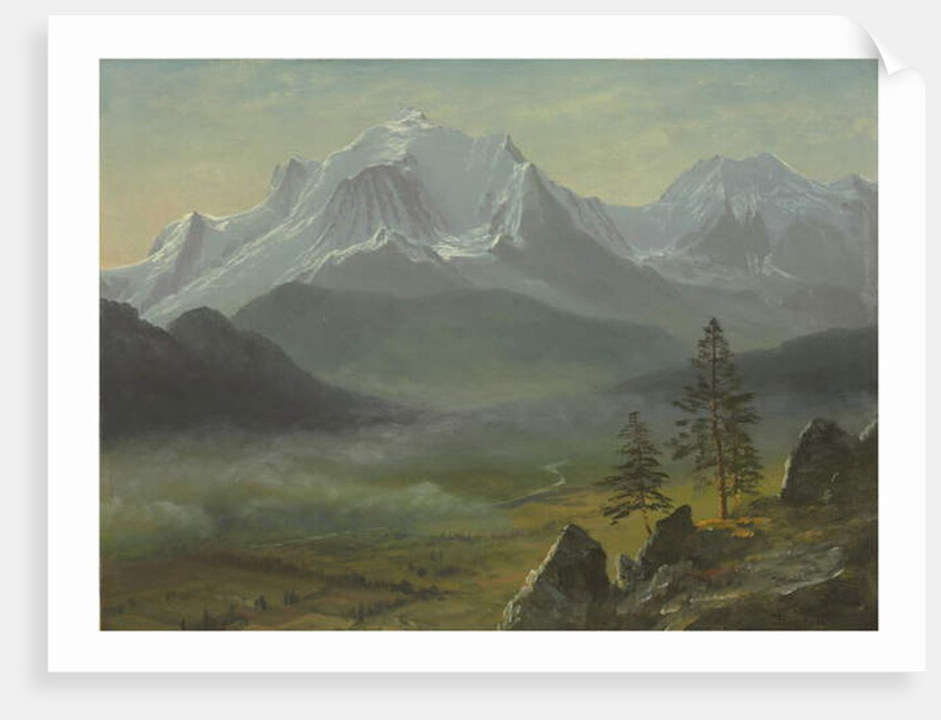 Mont Blanc by Albert Bierstadt