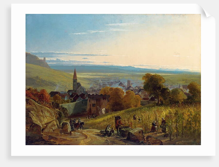 The Travellers, 1836 by Christian Ernst Bernhard Morgenstern