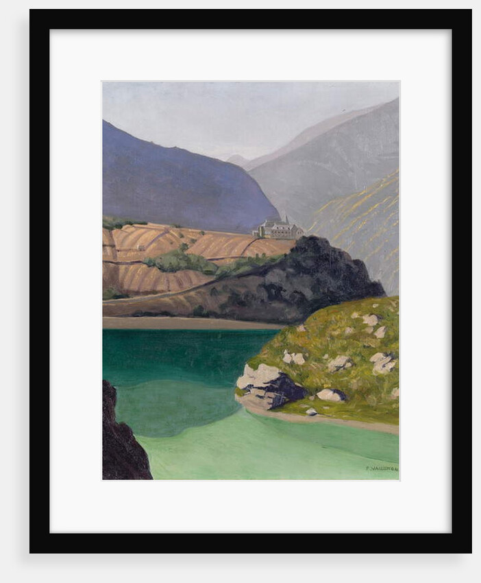 Lake Geronde, Sierre, 1919 by Felix Edouard Vallotton
