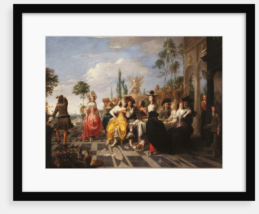 The Parable of the Prodigal Son - The Prodigal Son Dissipating his Patrimony by Hieronymus Janssens