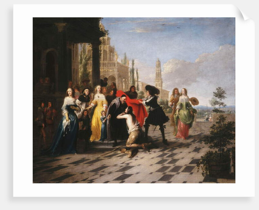 The Parable of the Prodigal Son - The Prodigal Son returning Home by Hieronymus Janssens