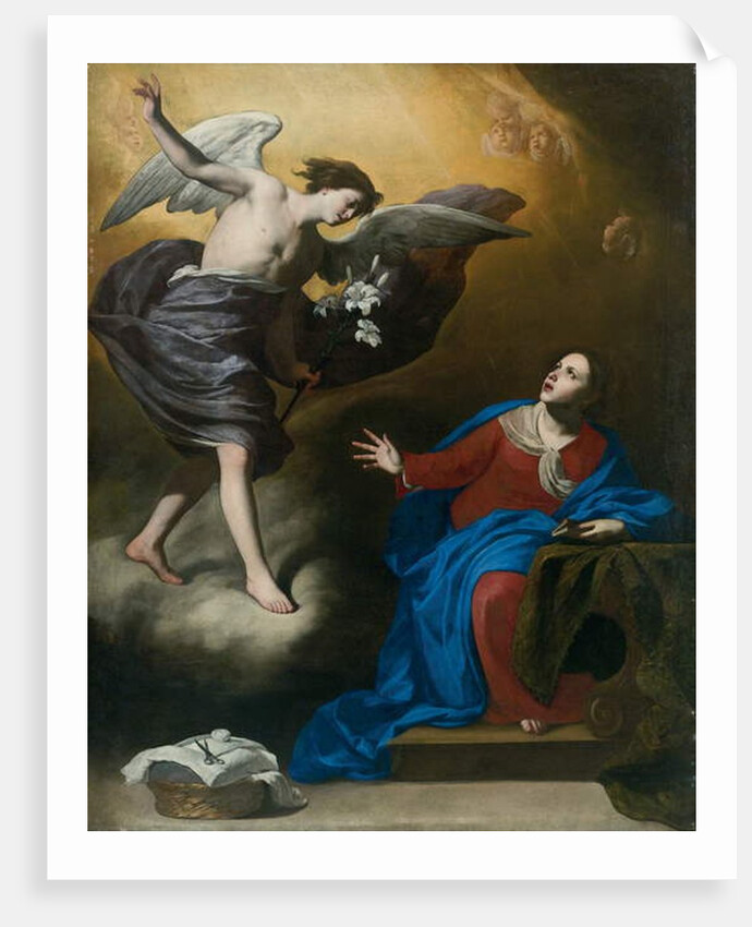 Annunciation by Massimo Stanzione