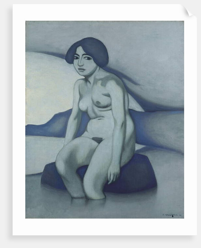 Green nude, 1916 by Felix Edouard Vallotton