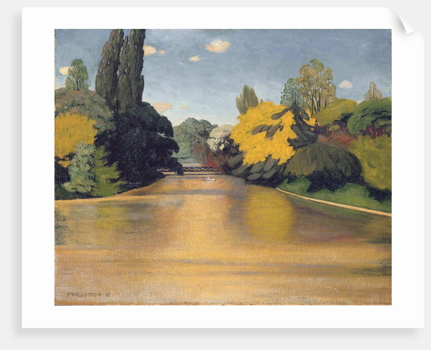 Bois de Boulogne, Las St. James, 1918 by Felix Edouard Vallotton