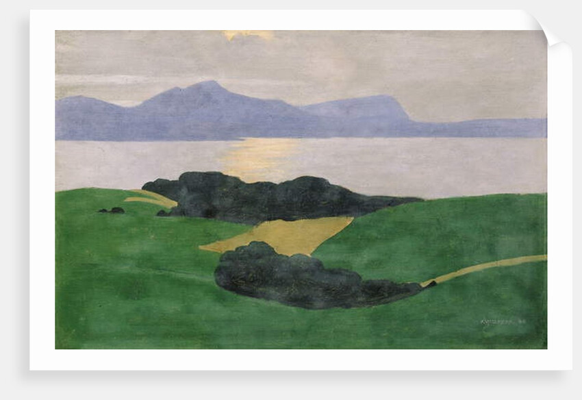 The Saleve and the Lake, 1900 by Felix Edouard Vallotton