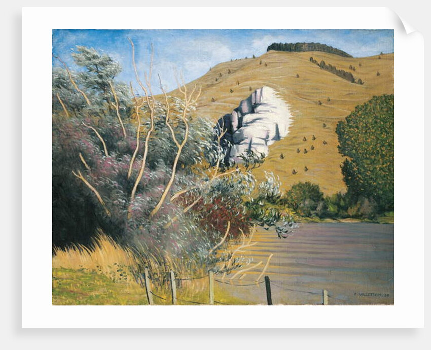 Banks of the Seine at Tournedos, 1920 by Felix Edouard Vallotton