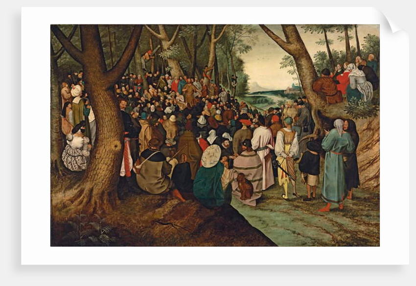 Saint John the Baptist Preaching to the Multitude by Pieter the Younger Brueghel