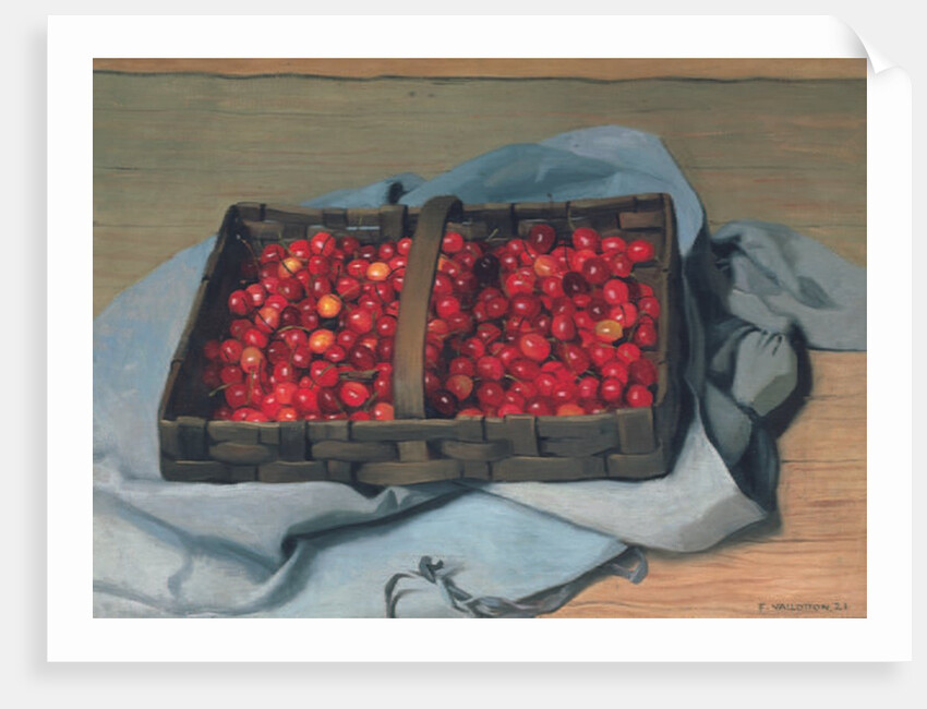 Basket of Cherries, 1921 by Felix Edouard Vallotton
