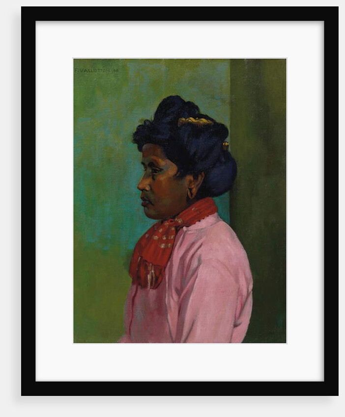Black woman with pink blouse, 1910 by Felix Edouard Vallotton