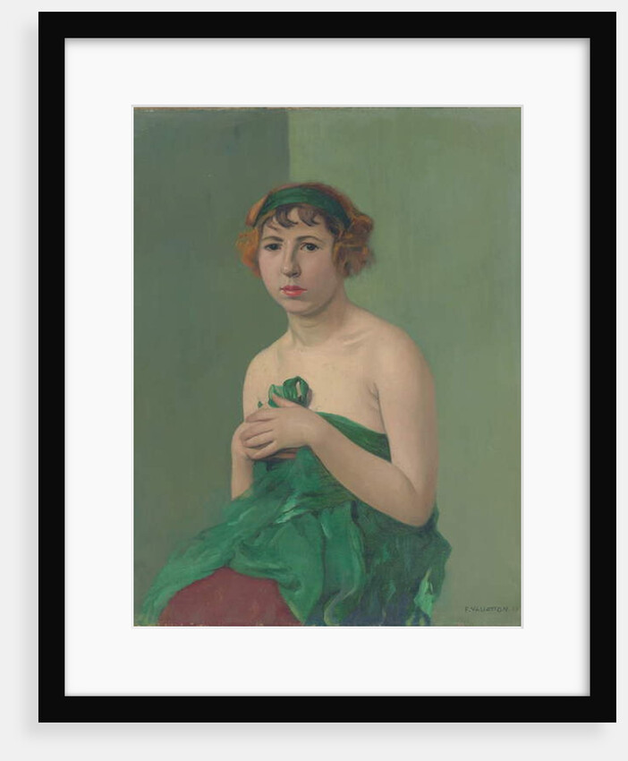 The Green Ribbon, 1911 by Felix Edouard Vallotton