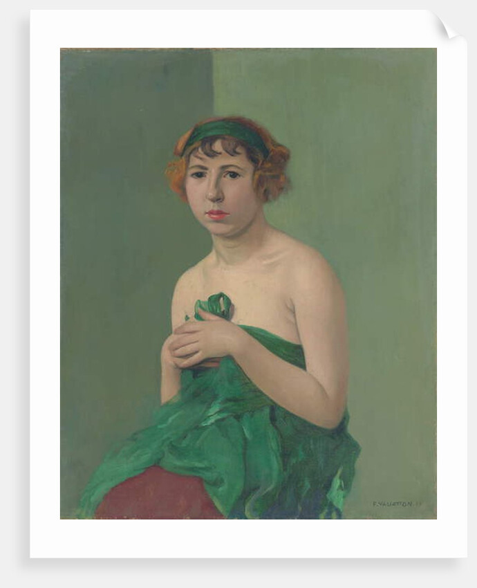 The Green Ribbon, 1911 by Felix Edouard Vallotton