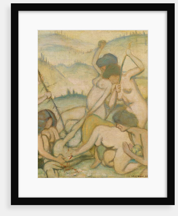 The Slaying of Orpheus, 1914 by Felix Edouard Vallotton