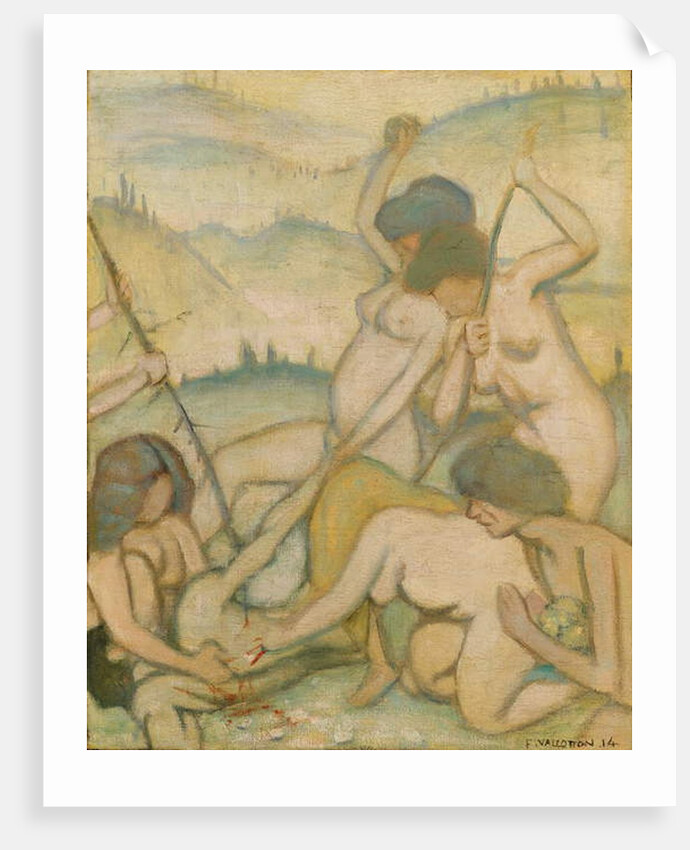 The Slaying of Orpheus, 1914 by Felix Edouard Vallotton